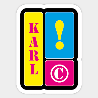 My name is Karl Sticker